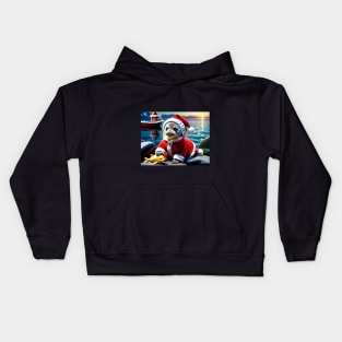 Santa Baby Seal Kids Hoodie